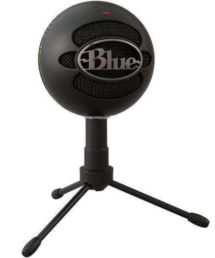 Logitech Blue Snowball Ice USB Microphone, 40-18 kHz Frequency Response, Cardioid Polar Patterns, USB Cable, For Recording / Streaming / Podcasting, Black | 988-000172 - eBuy UAE
